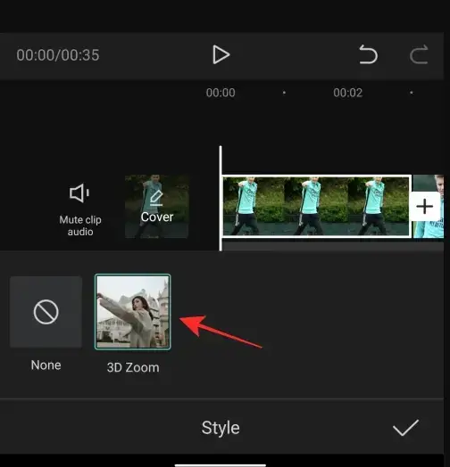 3d in capcut