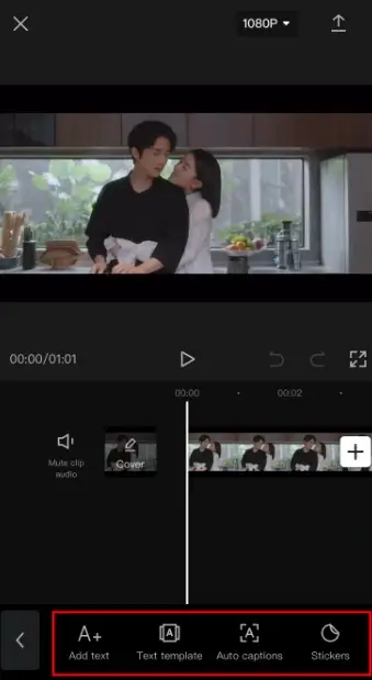 add text in capcut