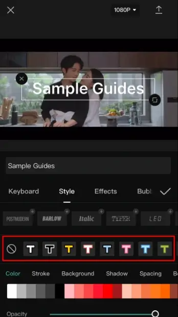 how to add text on capcut