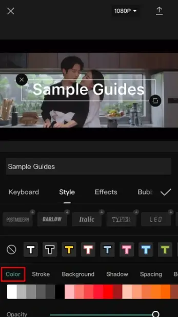 how to add text on capcut