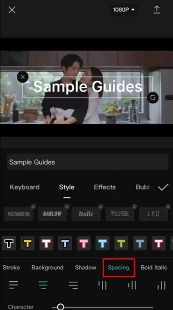 add text in capcut