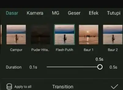Slow motion effect