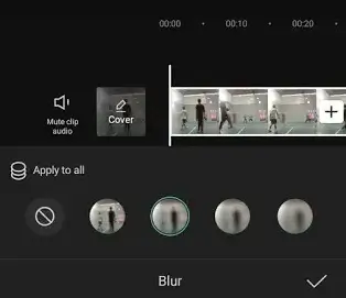 how to make videos blurry on capcut