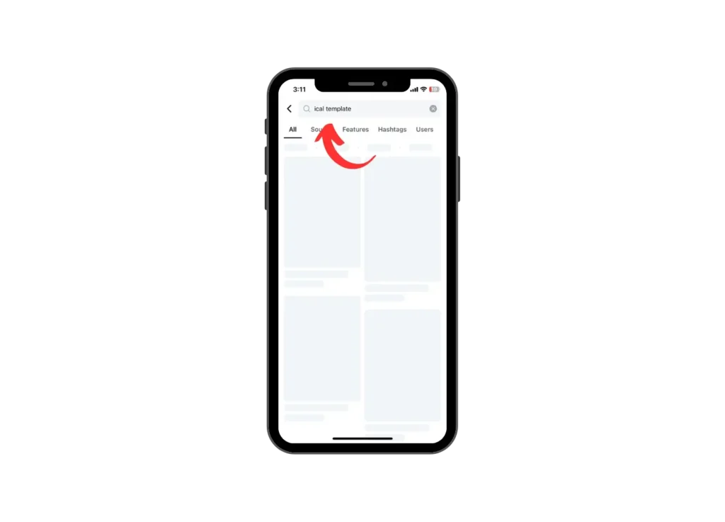 type ICAL templates