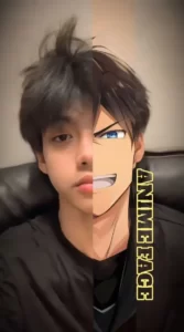 ANIME FACE CAPCUT TEMPLATE