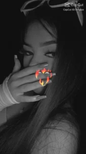 Flaming Heart CapCut Template