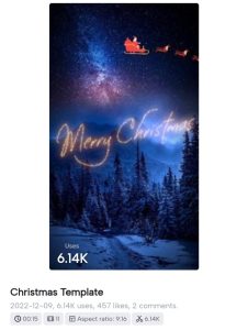 Christmas CapCut Templates