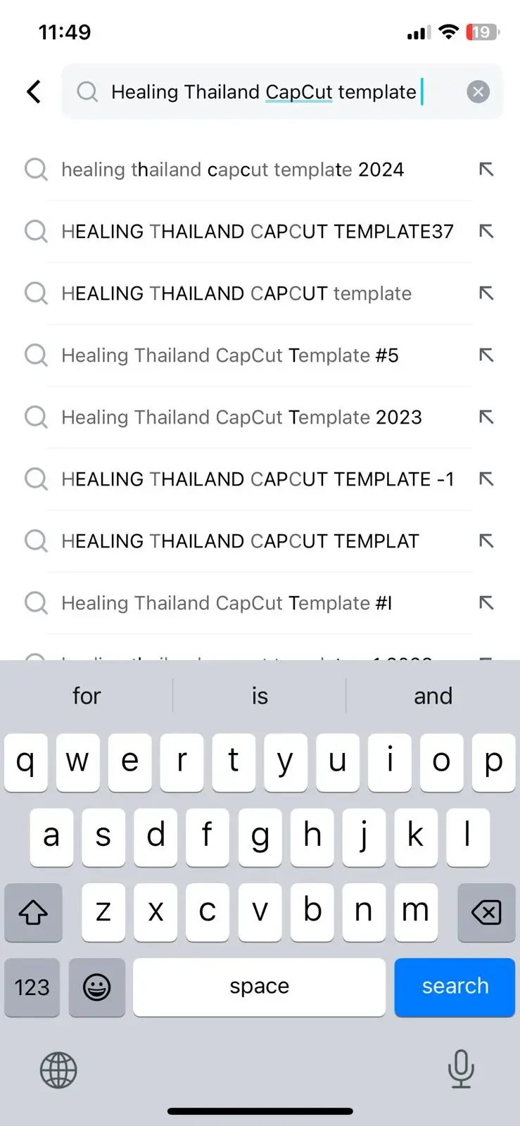 healing capcut template